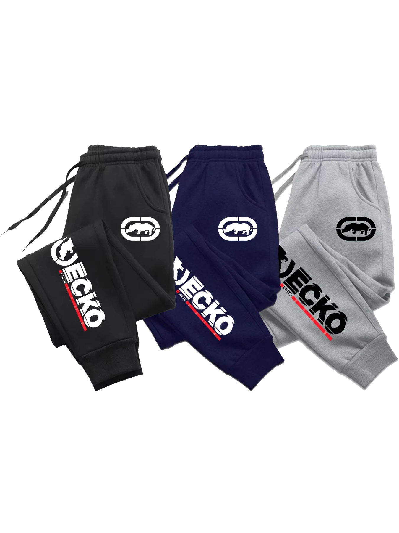 Ensemble Survêtement Homme 3 Pièces Pantalons Jogging Unis