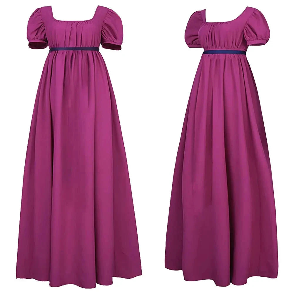 Robe longue style Regency - Tea Dress