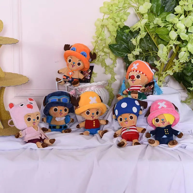 Peluche One Piece – Personnages des Straw Hat Pirates – Mini Tony Chopper et Compagnons