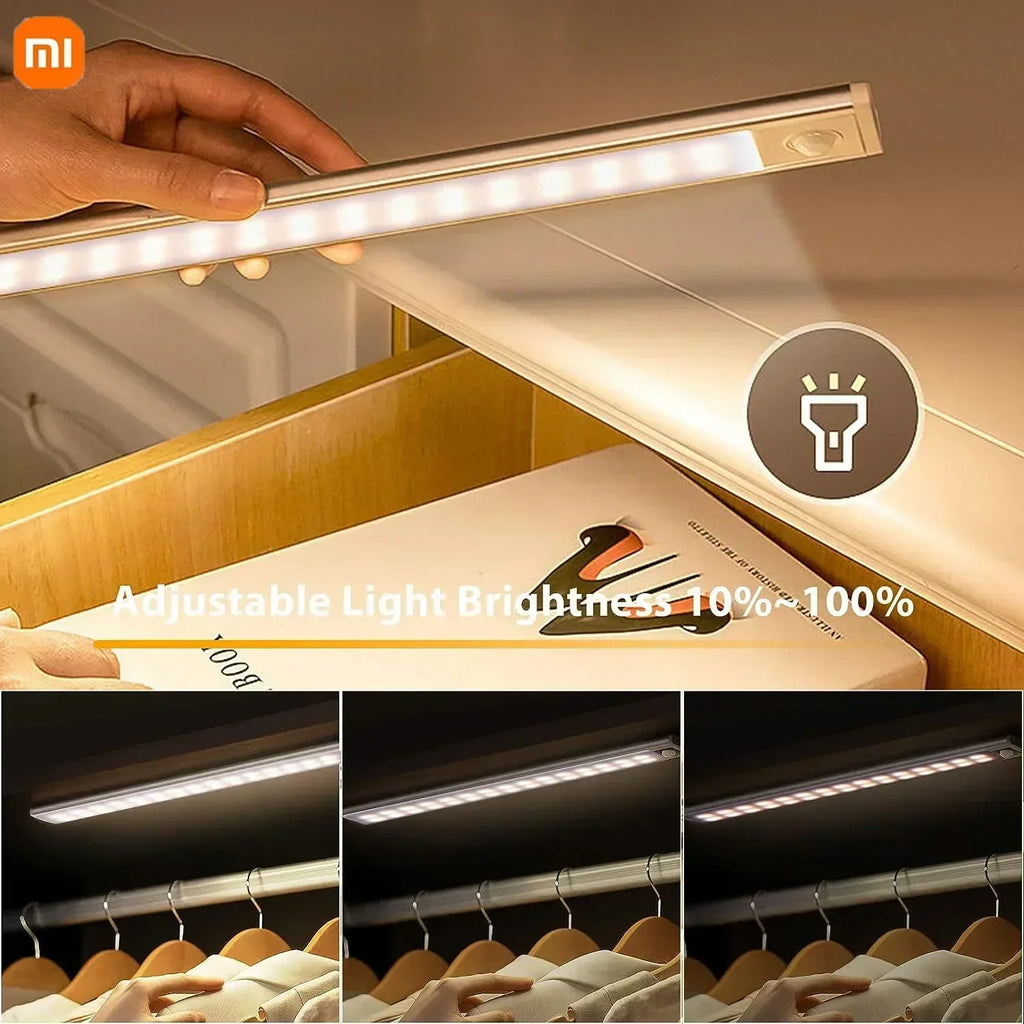 Xiaomi Veilleuse LED Sans Fil Capteur Mouvement USB Rechargeable Télécommande