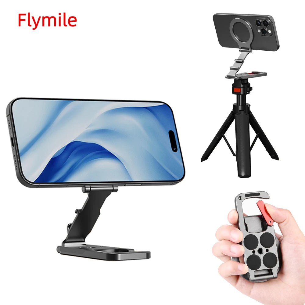 Flymile Support Téléphone Magnétique Mousqueton MagSafe Aluminium
