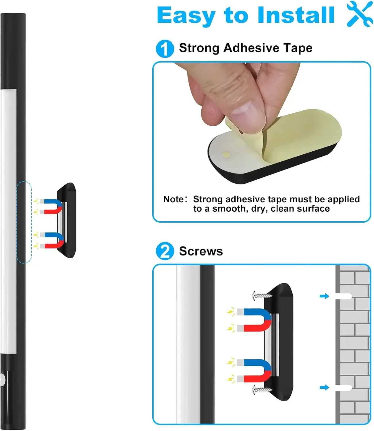 Xiaomi Veilleuse LED Sans Fil Capteur Mouvement 2000mAh