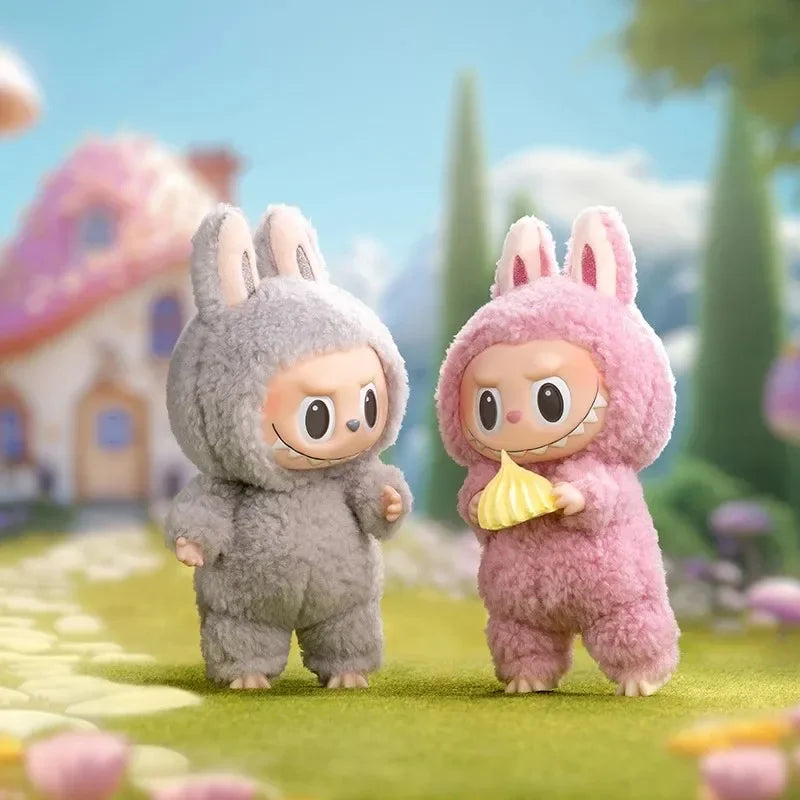 POP MART The Monsters Labubu Macaron Brown Vinyl Figure