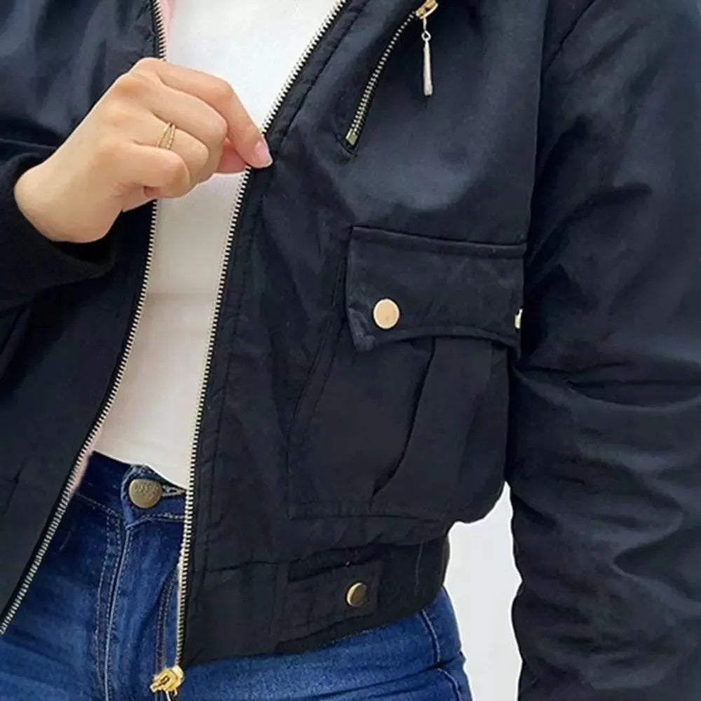 RANM Veste À Capuche Femme Polyester Rose Doublée Polaire