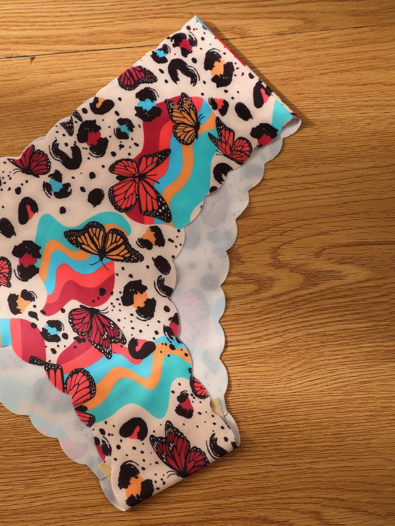 Culotte Sans Couture Triangle Ondulée Polyamide Spandex