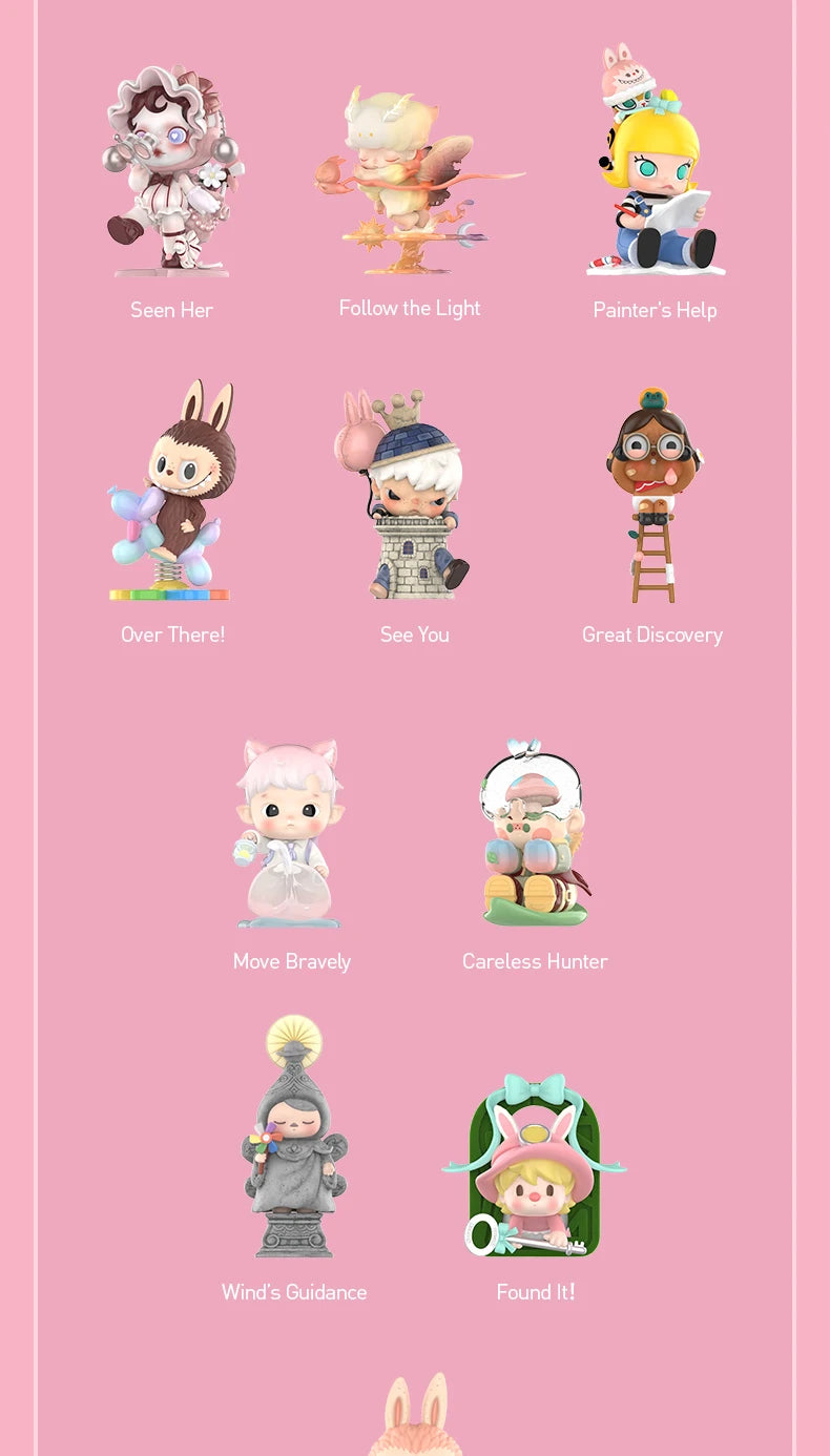 POP MART Mokoko Figurine PV Boîte Aveugle Kawaii Collection