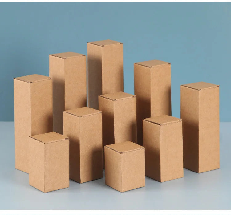 Boîtes Emballage Rectangulaires Ondulées En Carton Lot De 20