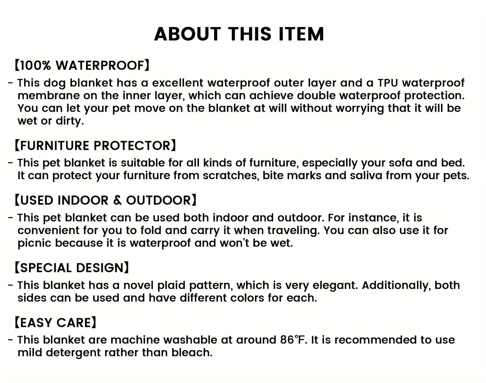 Housse De Lit Chien Anti-Fuite Antidérapante Imperméable Gris