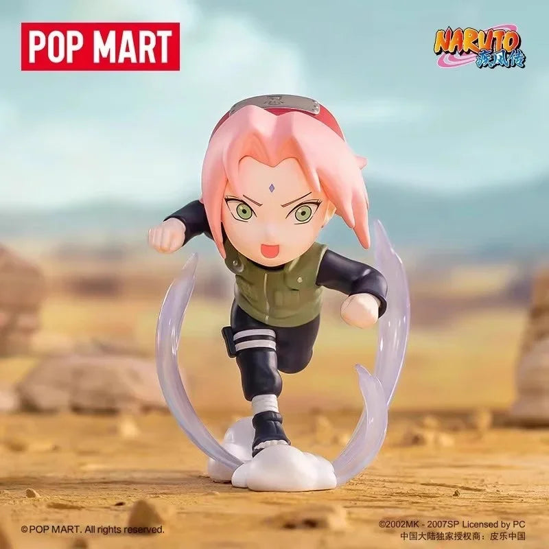 POP MART Naruto Sasuke Ninja World War Series Blind Box Toys Cute Surprise Guess Bag Doll Anime Figure Ornament Model…