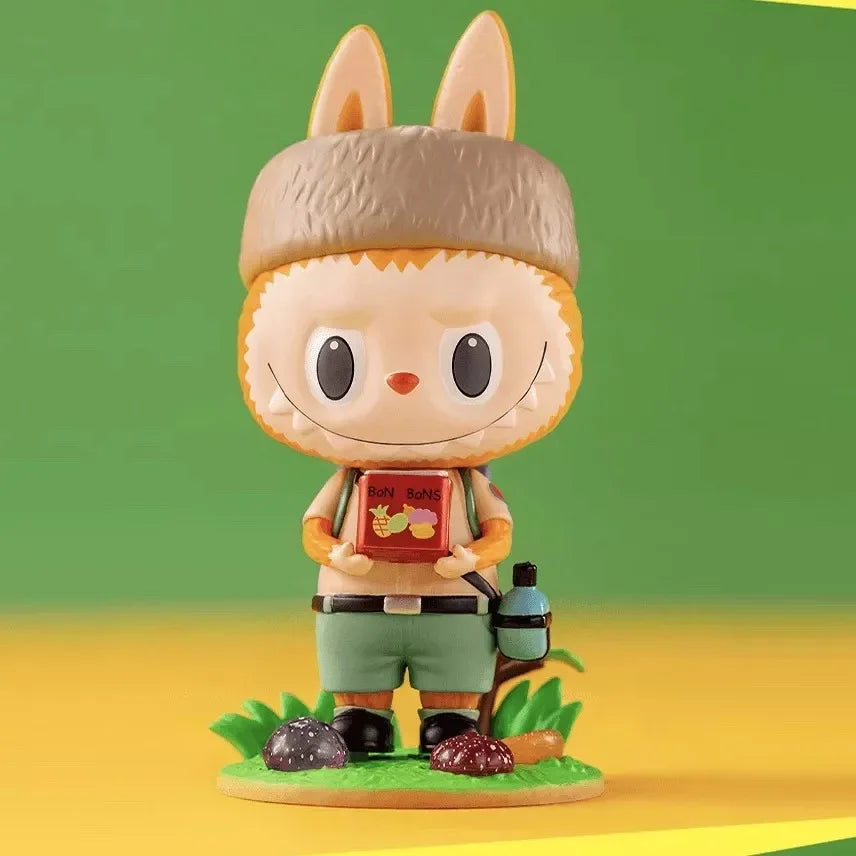 Pop Mart Labubu Figurine Monstres Bonbons PVC Rose Bleu