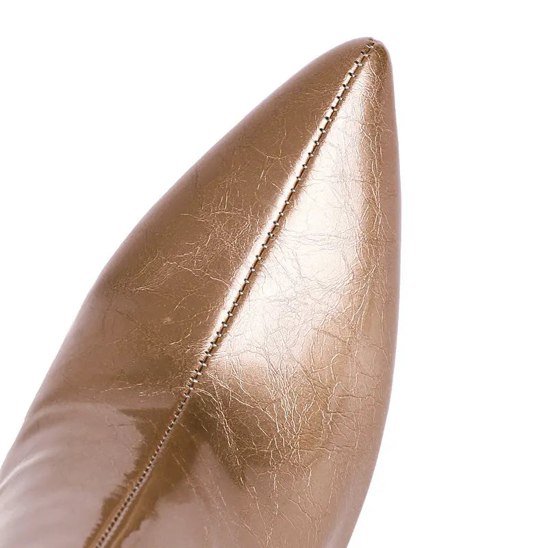 Cuissardes Femme Hautes Au Dessus Du Genou Mollets Larges Dents Tigre Requin