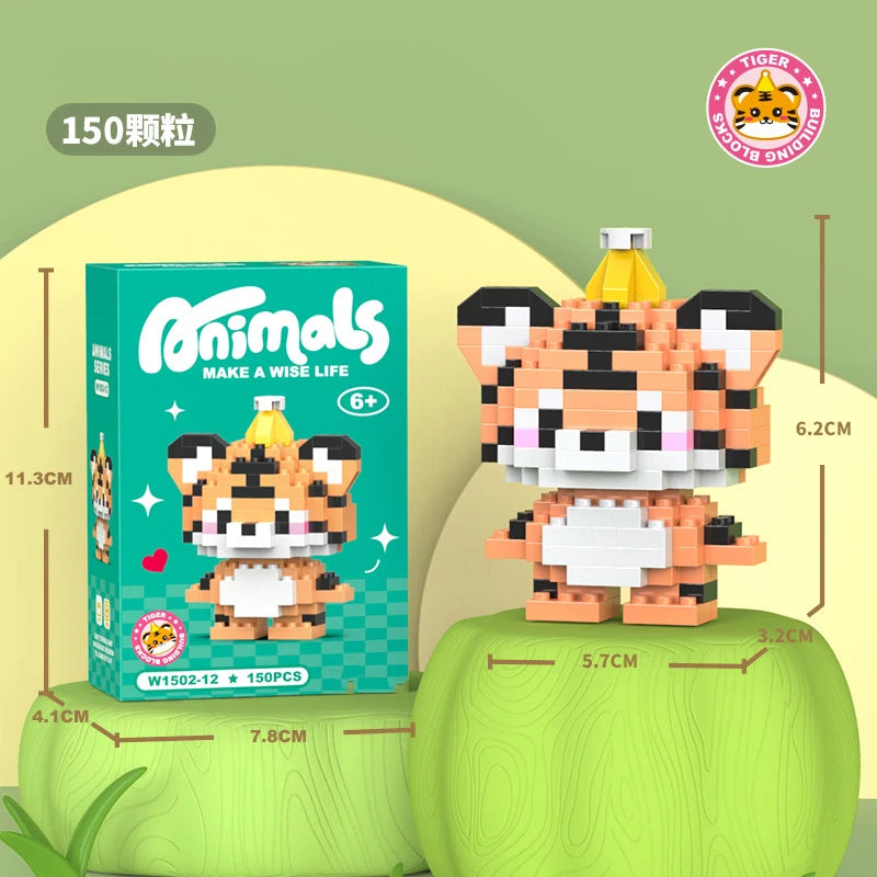 Ensemble De Briques Animaux Micro Blocs De Construction Pour Enfants Adultes Décoration Jouets Compatibles Lego ABS by LSDLBoutique.ch