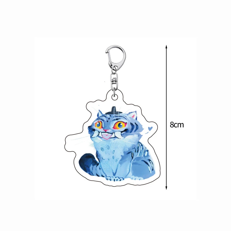 Porte-clés Perles Multicolores Kpop Avec Plaque Ronde Image