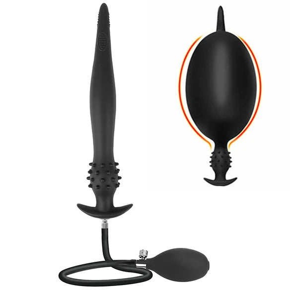 Plug Anal Gonflable En Silicone Médical Dilatateur Anal Prostate Et Point G Pour BDSM Sextoy Adulte by LSDLBoutique