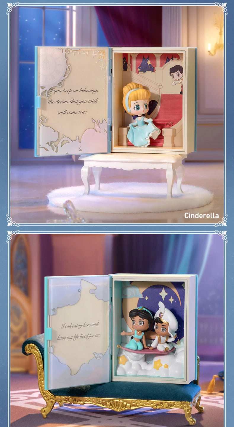 POP MART Disney Princess Fairy Tales Ensemble de Scènes Boîte Aveugle