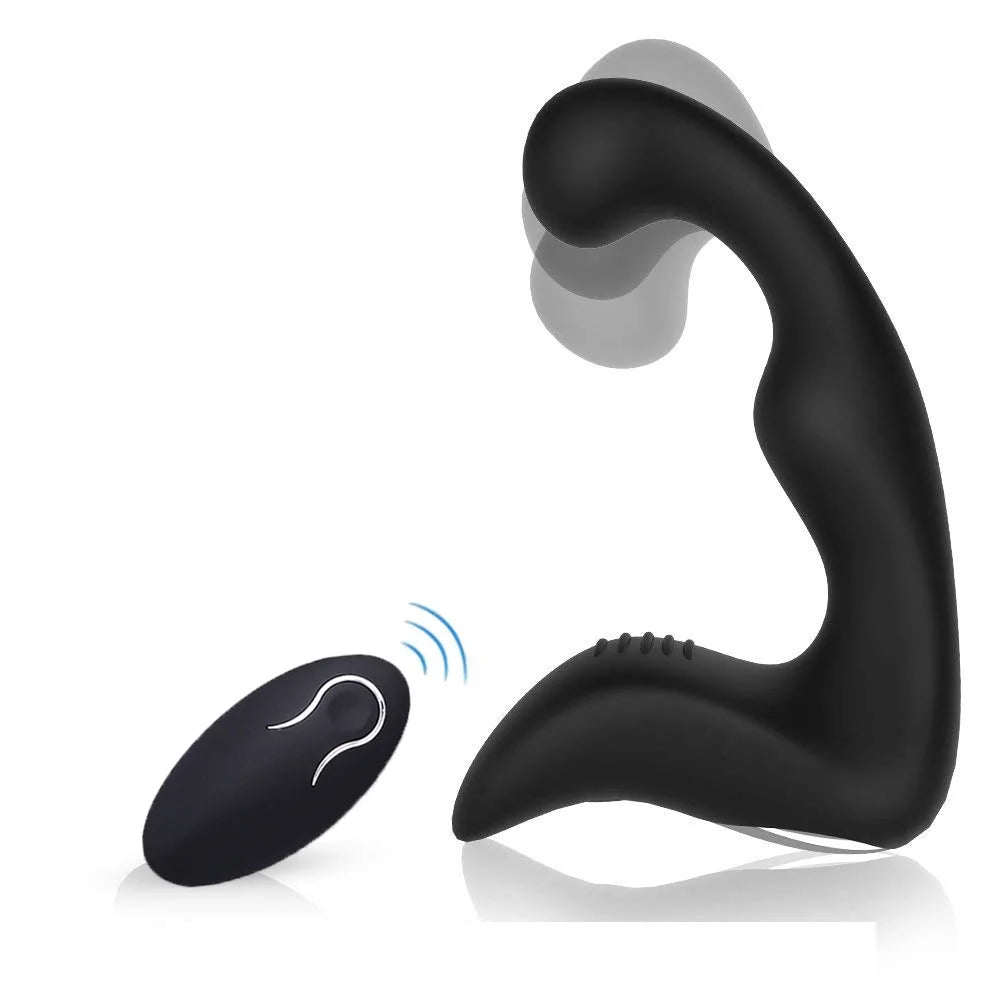 Vibromasseur Anal Télécommandé 9 Modes De Vibration Pour Prostate Et Zones Érogènes Ergonomique Pour Homme Et Femme by LSDLBoutique