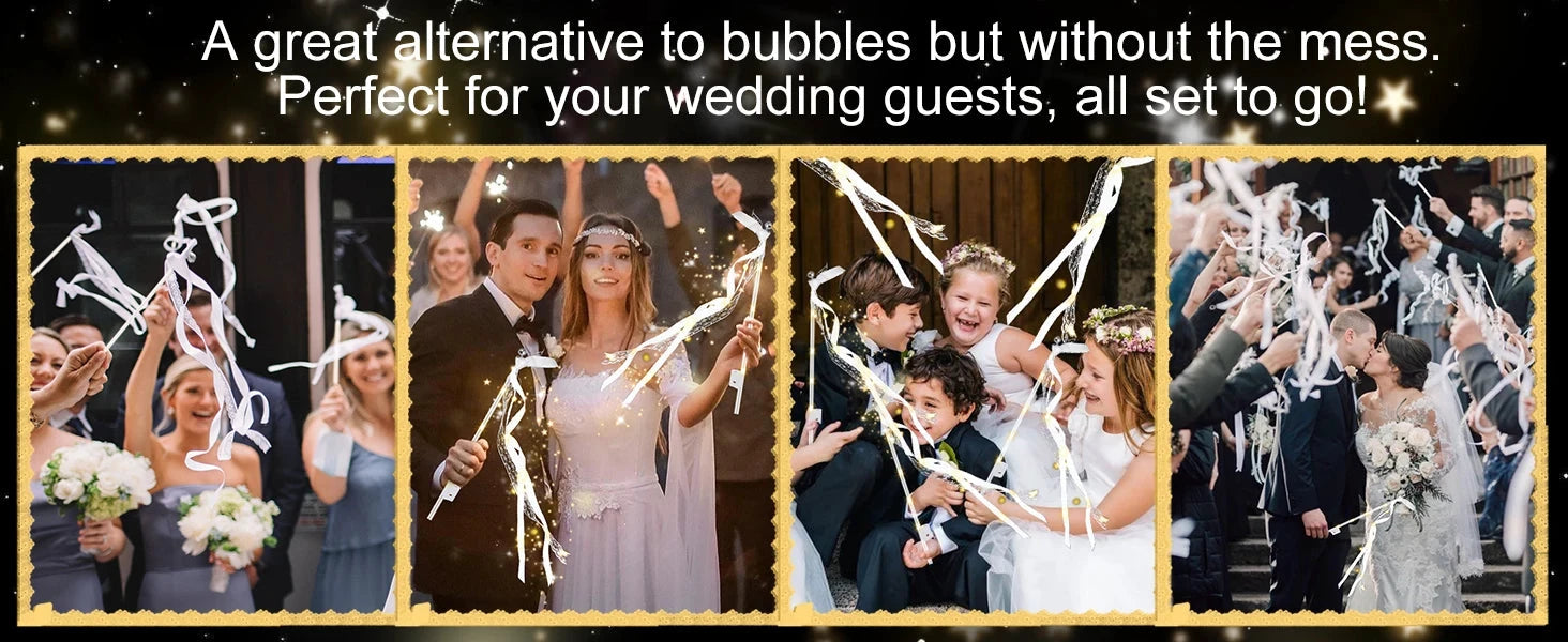 Baguettes Lumineuses LED Lot 200 Mariage Fête Ambiance