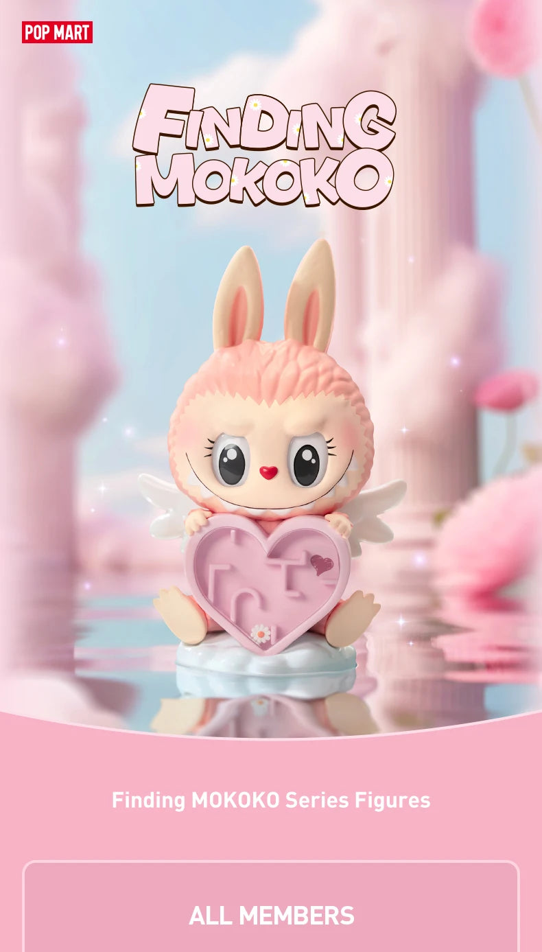 POP MART Mokoko Figurine PV Boîte Aveugle Kawaii Collection