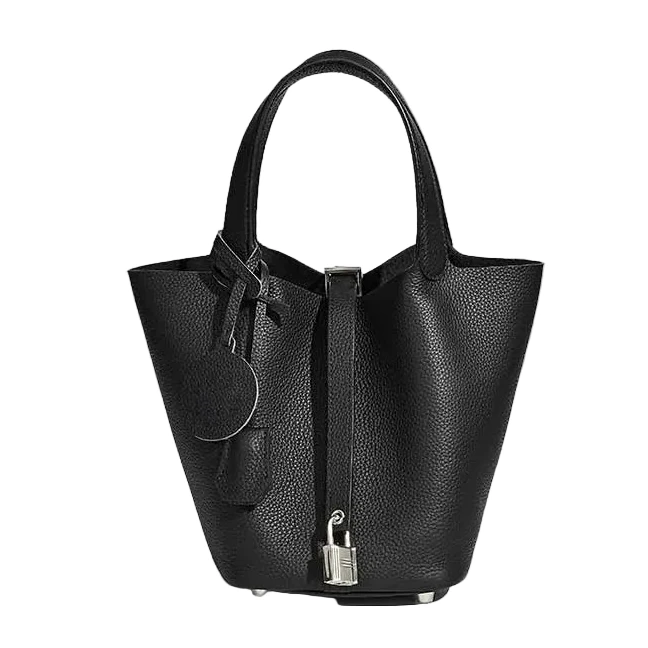 Sac à main seau en cuir véritable - Mendy - LSDLBoutique
