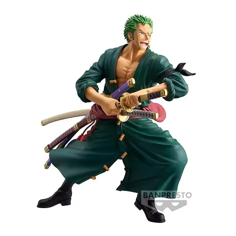 Bandai Figurine Grandista Zoro PVC Vert 22 Cm One Piece