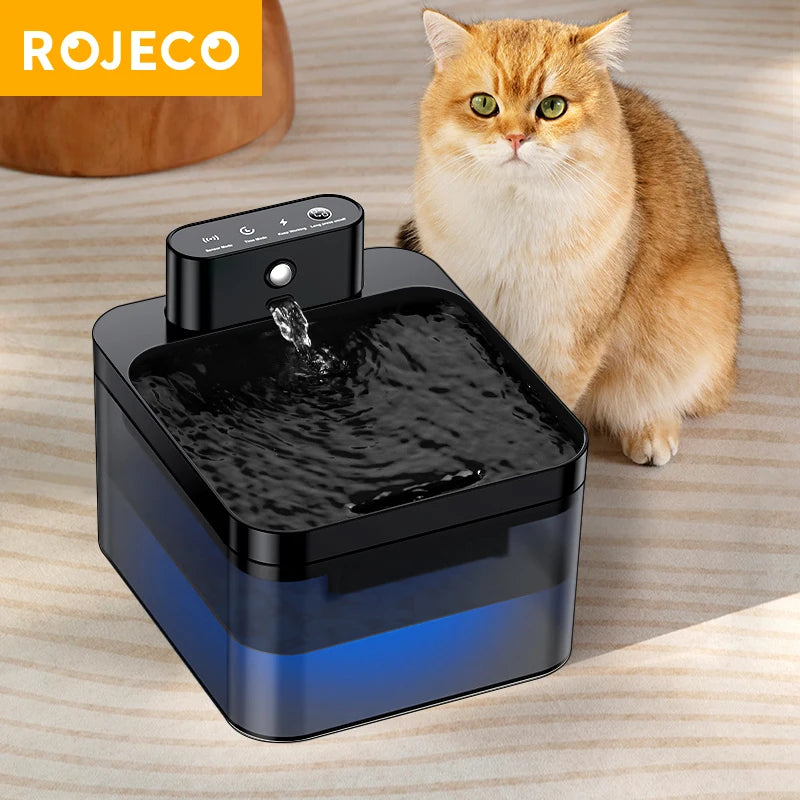 Fontaine À Eau Automatique Pour Chats Et Chiens Avec Batterie Rechargeable 2600mAh Capteur Infrarouge Silencieuse by LSDLBoutique.ch