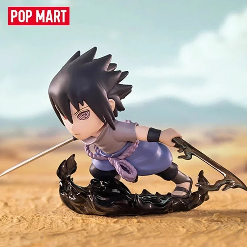 POP MART Naruto Sasuke Ninja World War Series Blind Box Toys Cute Surprise Guess Bag Doll Anime Figure Ornament Model…