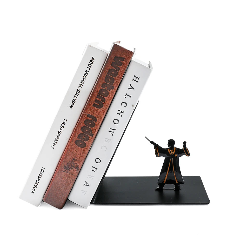 Serre-livres en métal robuste Harry Potter, pour bureau, bureau d'étudiants, décoration de maison, super cadeau, ornement de bureau by LSDLBoutique.ch