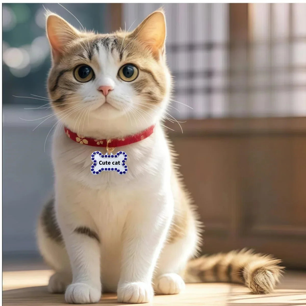 Médaille Gravée Personnalisée Pour Chien Et Chat Plaque Identité Bronze En Acier Inoxydable VIP Élégante Et Durable by LSDLBoutique