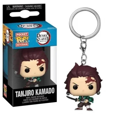 FUNKO POP Demon Slayer NEZUKO KAMADO ZENITSU AGATSUMA TANJIRO INOSUKE HASHIBIRA poche Pop porte-clés Collection modèle poupée jouet by LSDLBoutique.ch