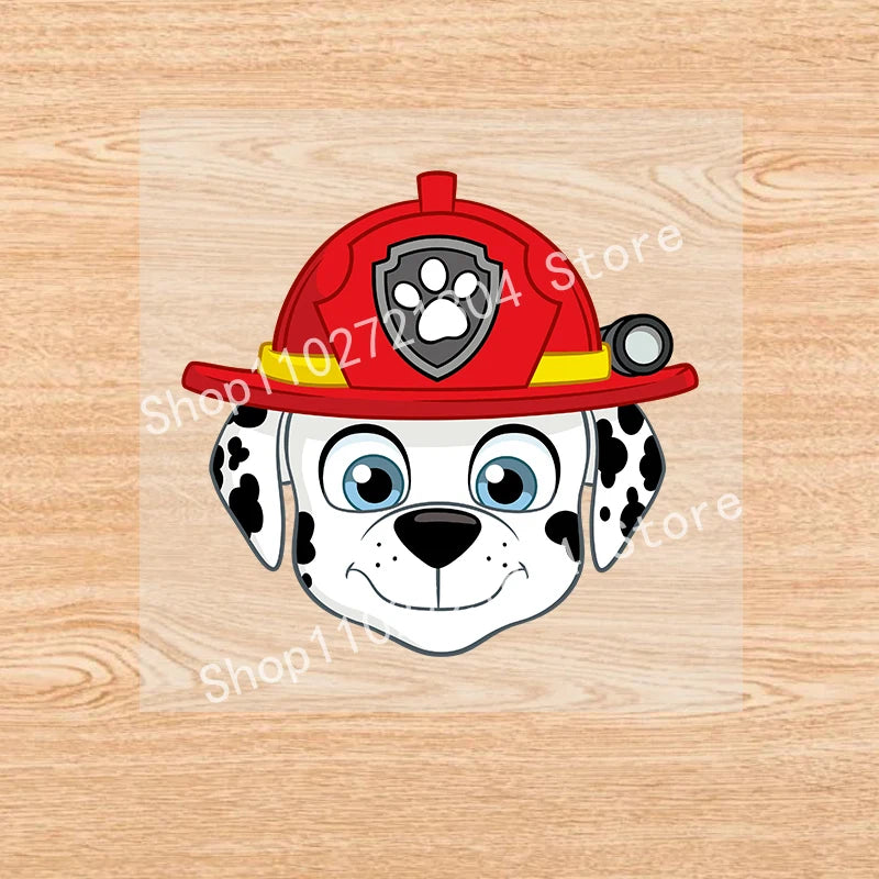 PAW Patrol-Autocollants de vêtements de dessin animé mignons, fer sur des patchs, autocollants de transfert de chaleur Anime Kawaii, cadeau de bricolage cool, fête de vacances by LSDLBoutique.ch