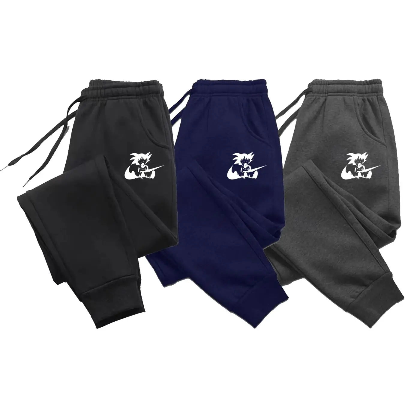 Ensemble Survêtement Homme 3 Pièces Pantalons Jogging Unis