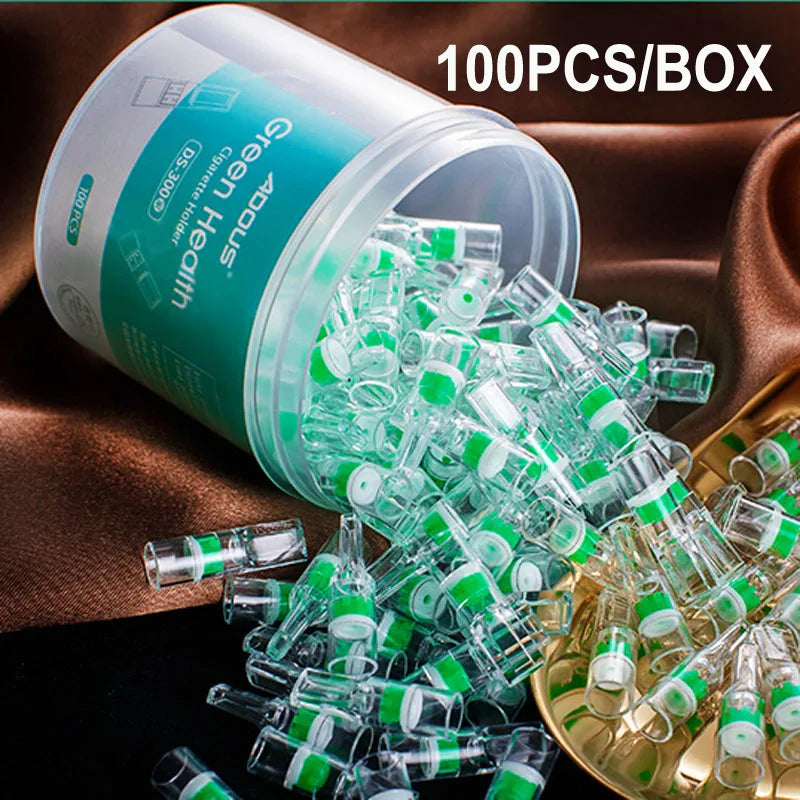 Adous Disposable Cigarette Filters, 600 Pieces in 6 Boxes