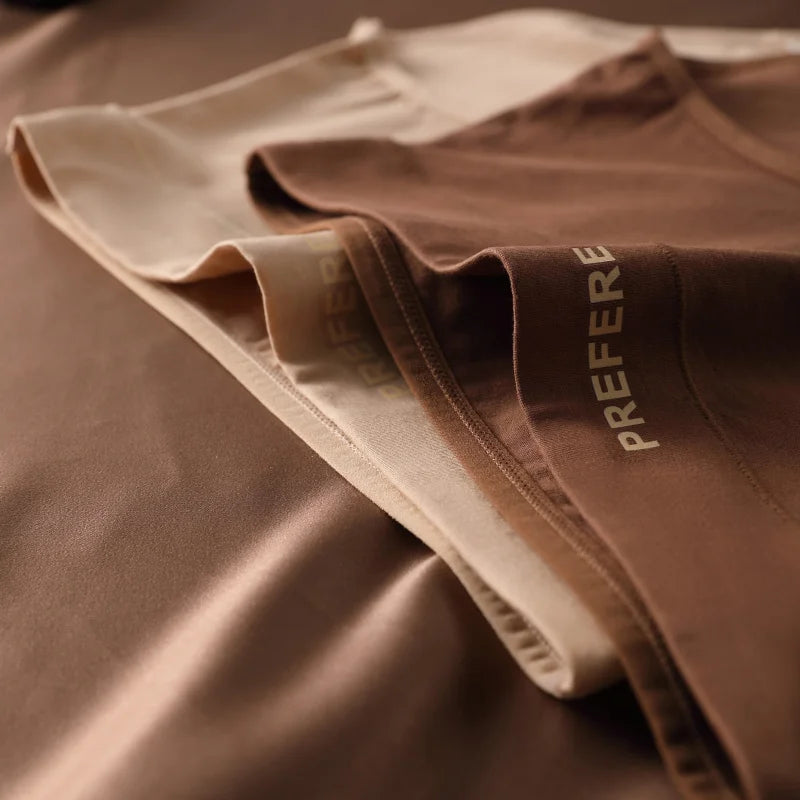 Preference Culotte Taille Haute Coton Beige Marron 7 Pièces