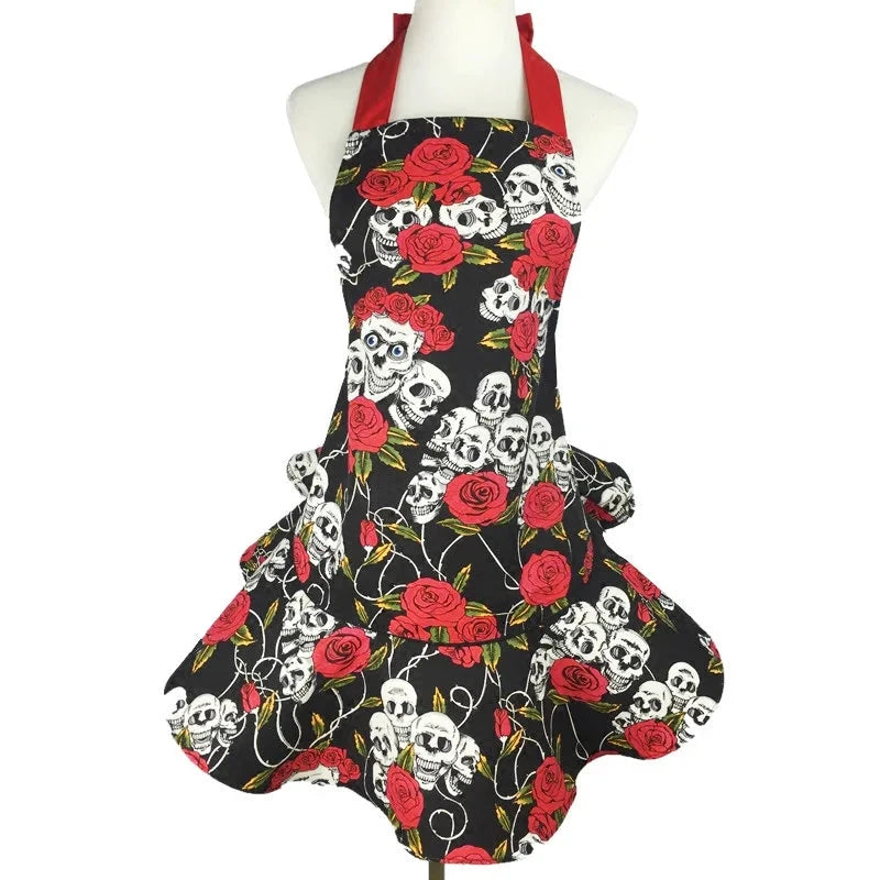 Tablier sans manches en coton