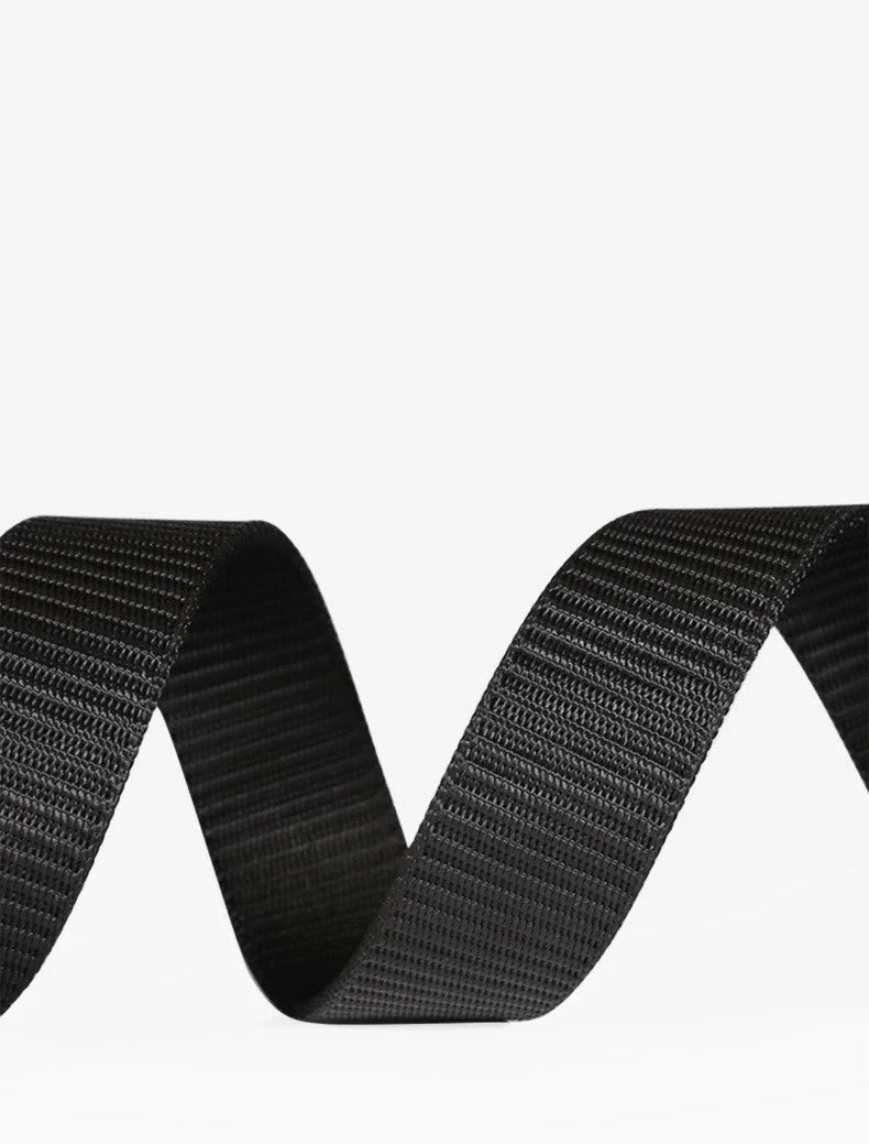 Ceinture Homme Nylon Décontractée Tissée Boucle Automatique 34 mm