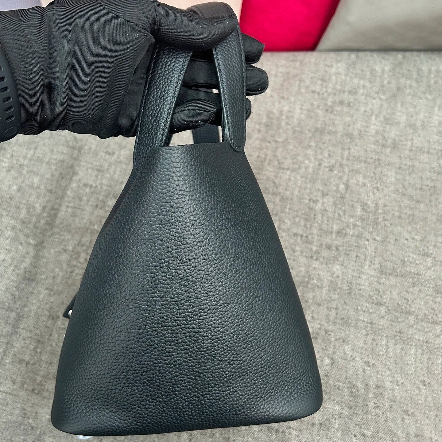 Sac à main seau en cuir véritable - Mendy - LSDLBoutique