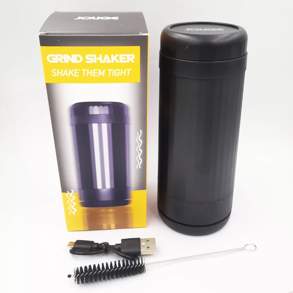 2-in-1 Electric Tobacco Grinder, USB Rechargeable, High Power