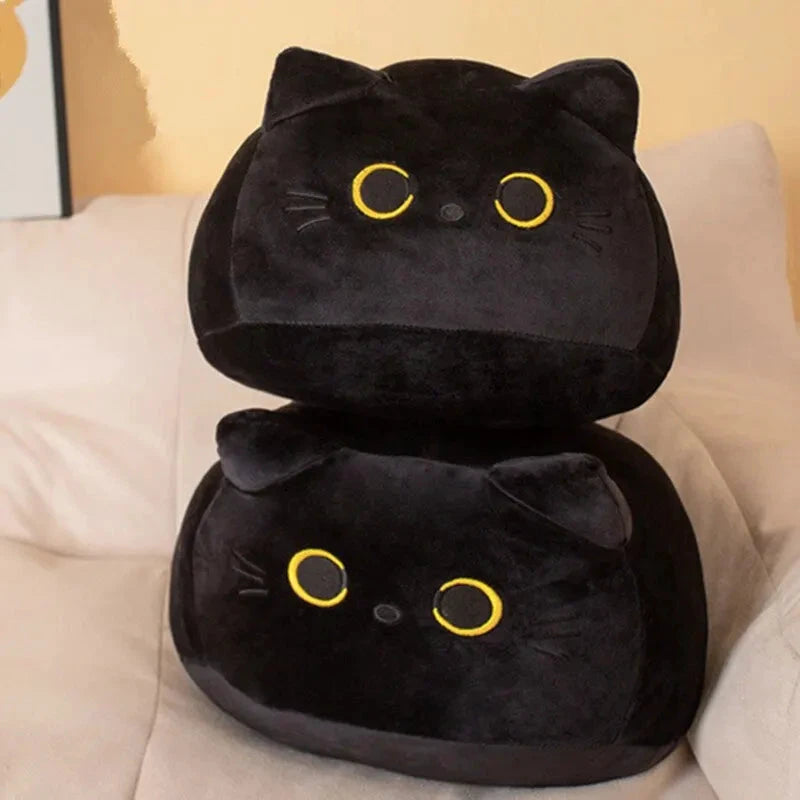Peluche Chat Noir Kawaii 20 cm Doux Décoration Chambre