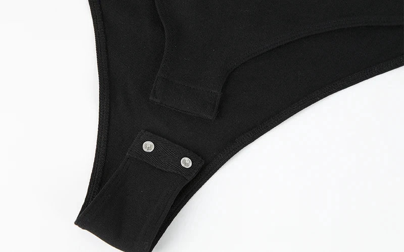 Les Secrets de Léa – Bodysuit thermique col roulé en viscose et spandex – Whitney