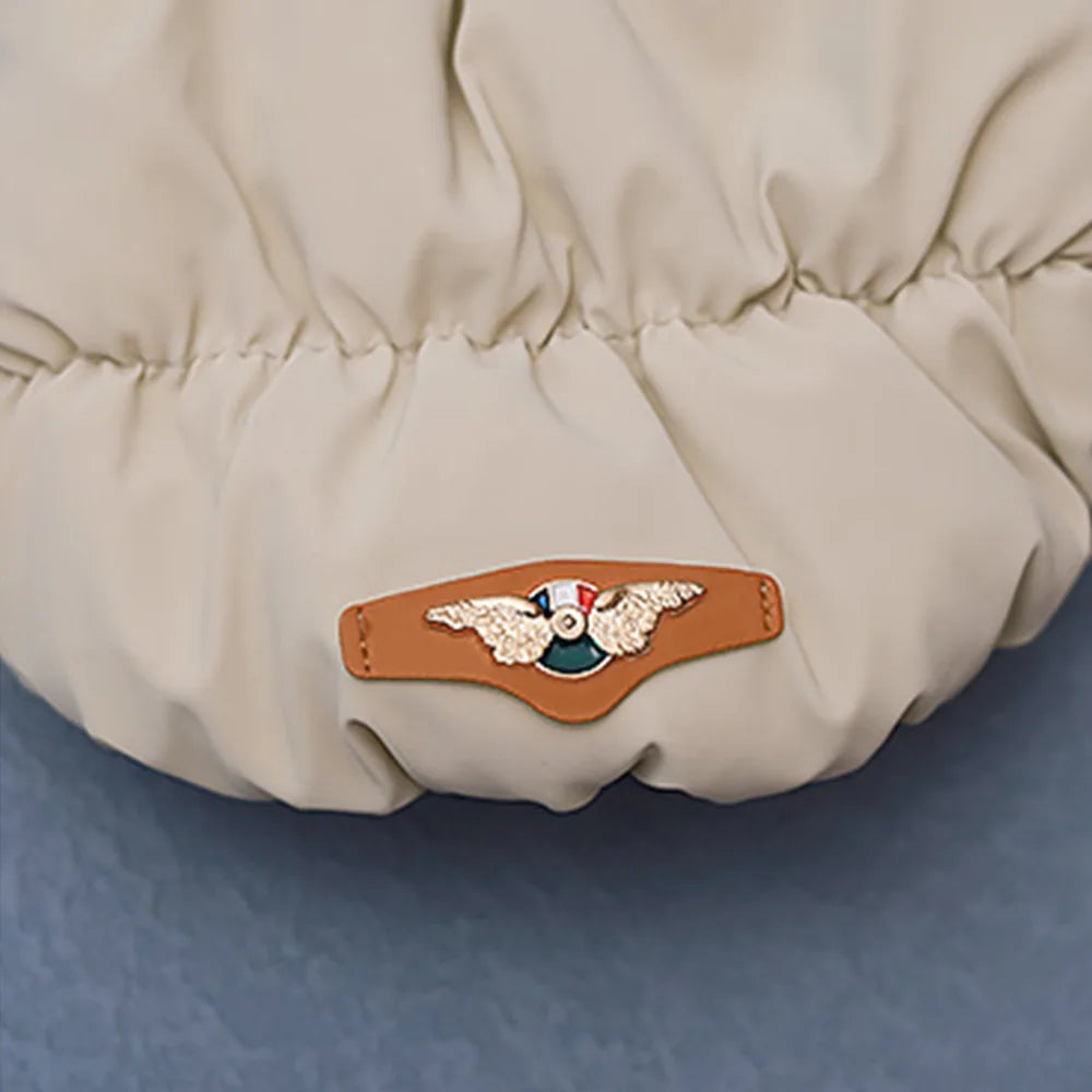 Veste Hiver Pour Chien Rembourrée Bleu Clair Taille S À XL