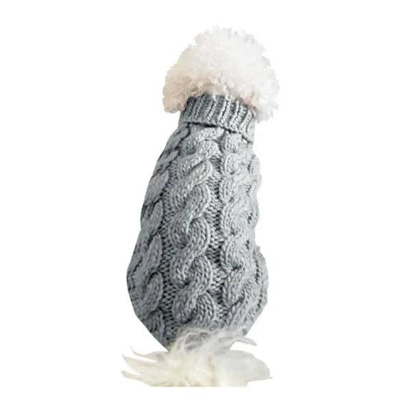 Pull pour chien tricot torsadé – Automne / Hiver - LSDLBoutique