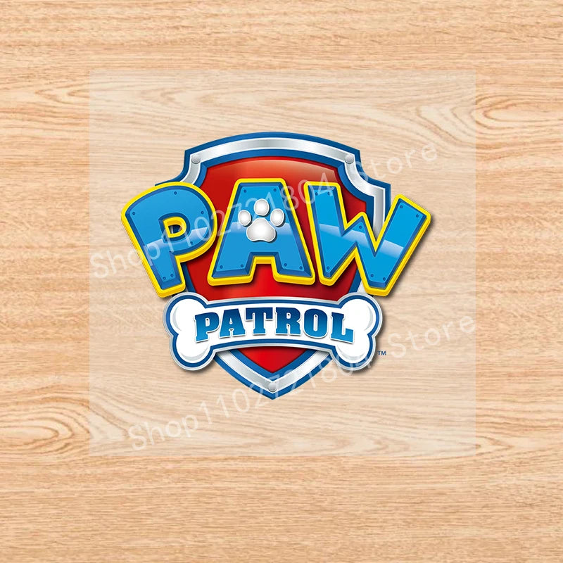 PAW Patrol-Autocollants de vêtements de dessin animé mignons, fer sur des patchs, autocollants de transfert de chaleur Anime Kawaii, cadeau de bricolage cool, fête de vacances by LSDLBoutique.ch