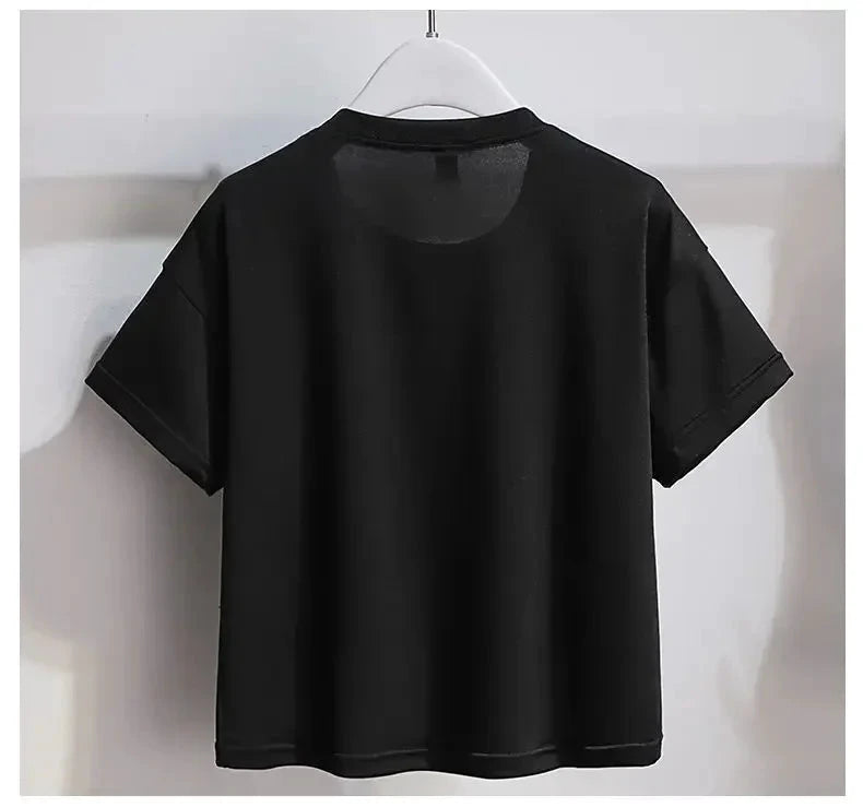 Ensemble cosplay Kuromi enfant – T-shirt et jupe violette