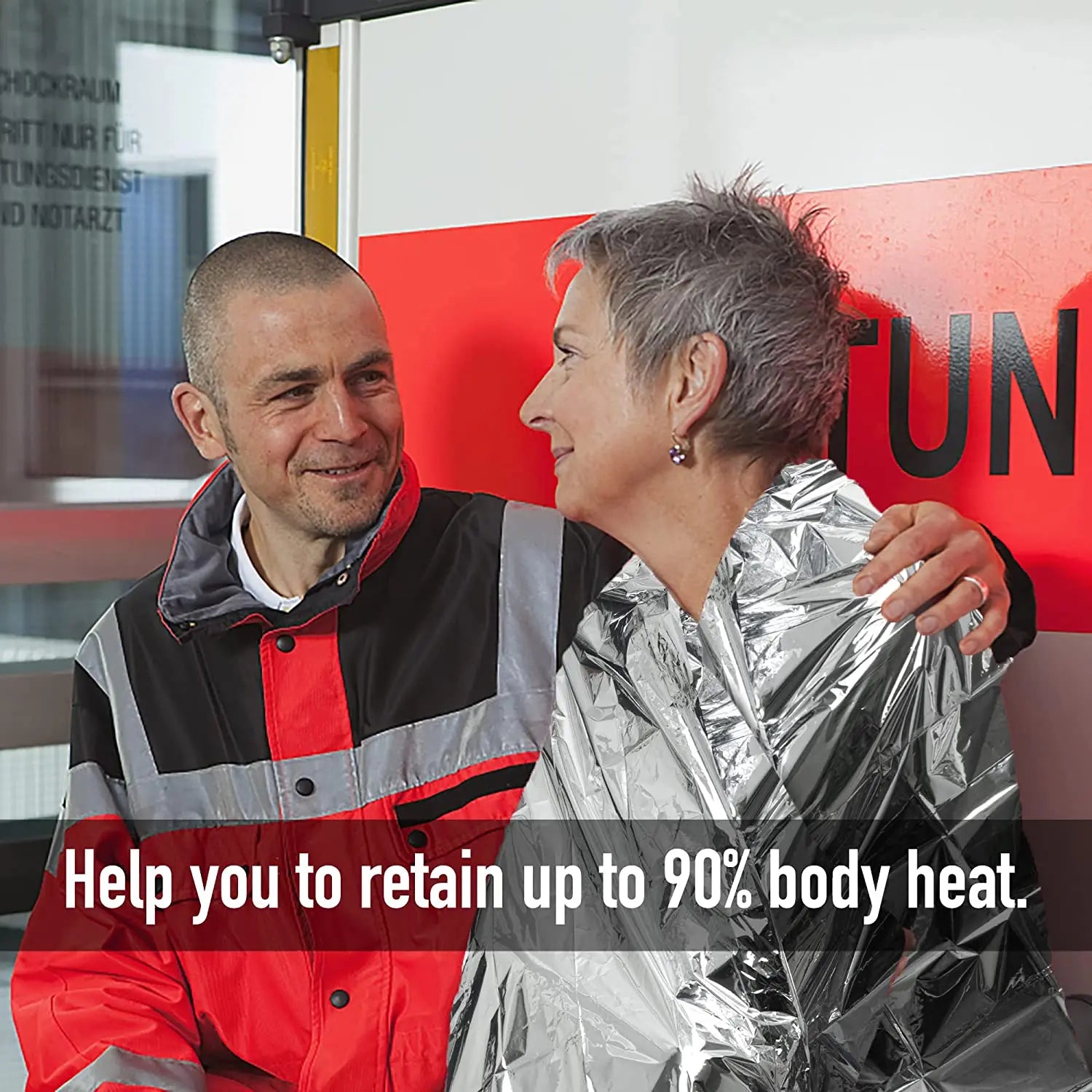 Lot De 3 Couvertures De Survie Thermiques 160x210 cm Mylar Réfléchissant Étanches by LSDLBoutique