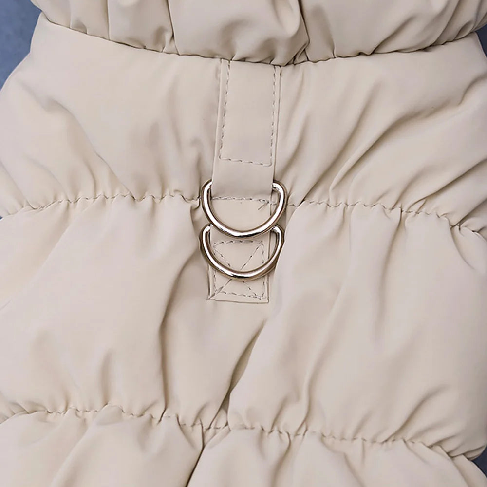 Veste Hiver Pour Chien Rembourrée Bleu Clair Taille S À XL