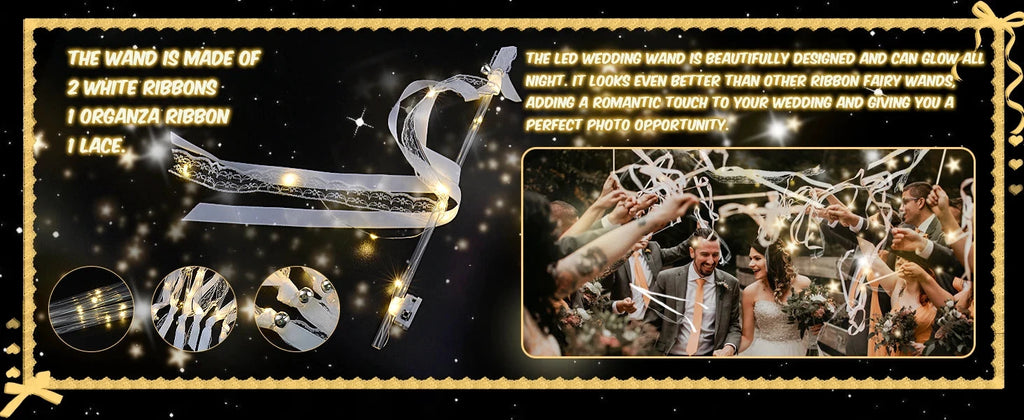 Baguettes Lumineuses LED Lot 200 Mariage Fête Ambiance