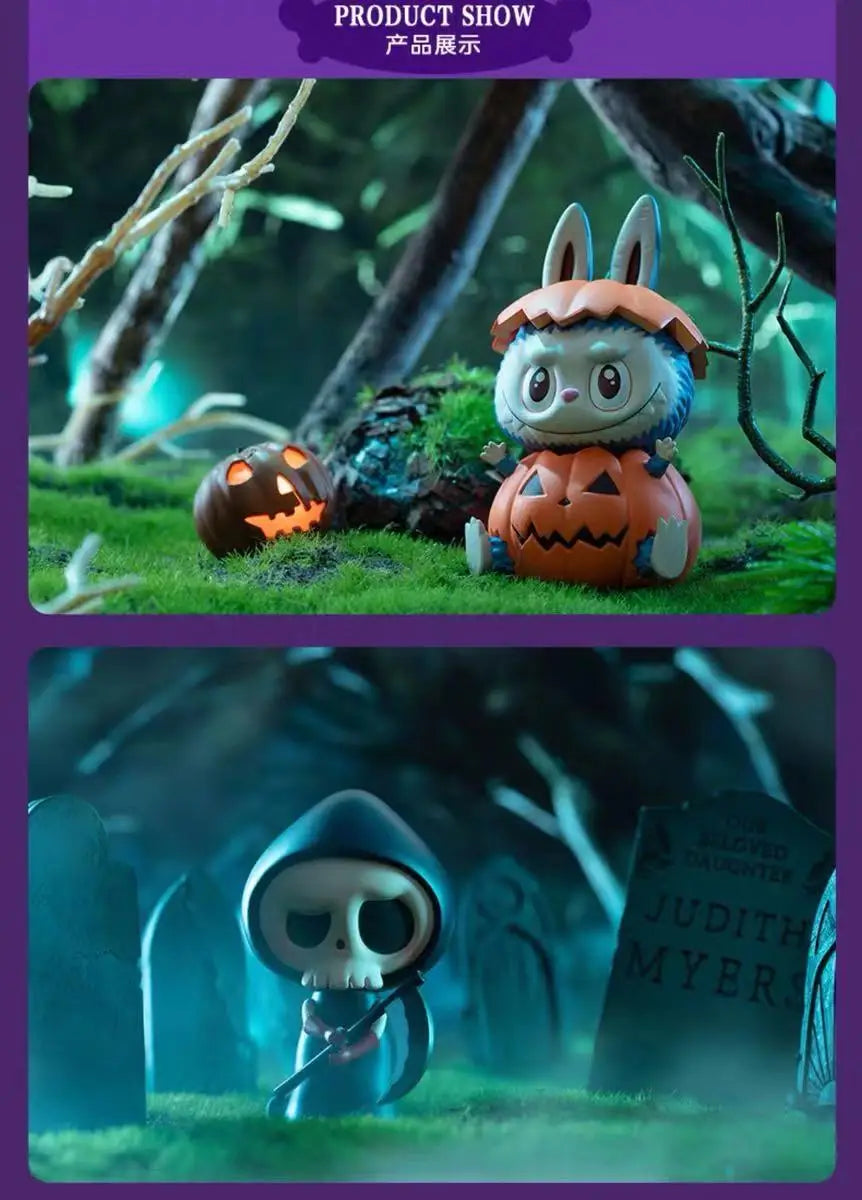 Pop Mart Labubu Halloween Figurine Monstre PVC 8 cm