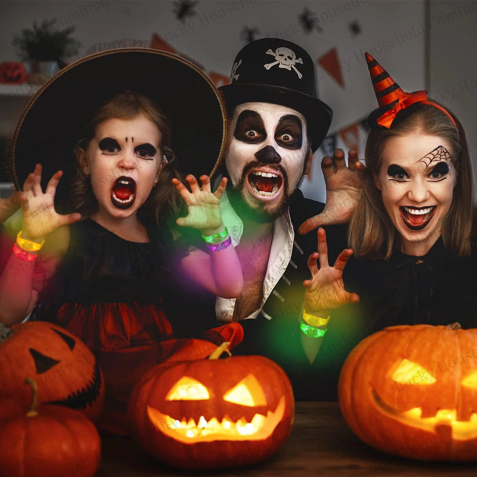 Bracelets LED lumineux activés par musique – Plusieurs lots