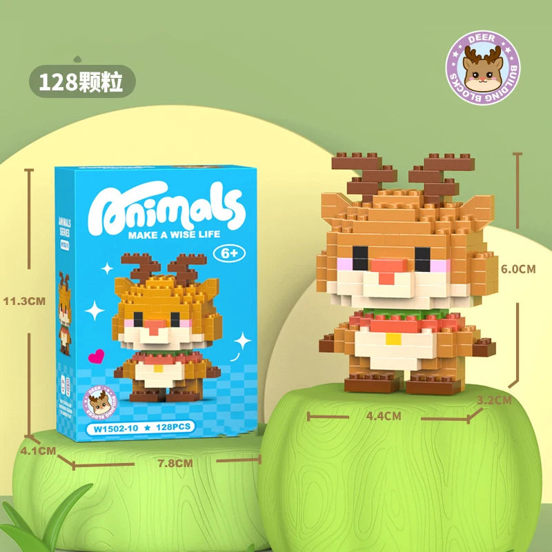 Ensemble De Briques Animaux Micro Blocs De Construction Pour Enfants Adultes Décoration Jouets Compatibles Lego ABS by LSDLBoutique.ch