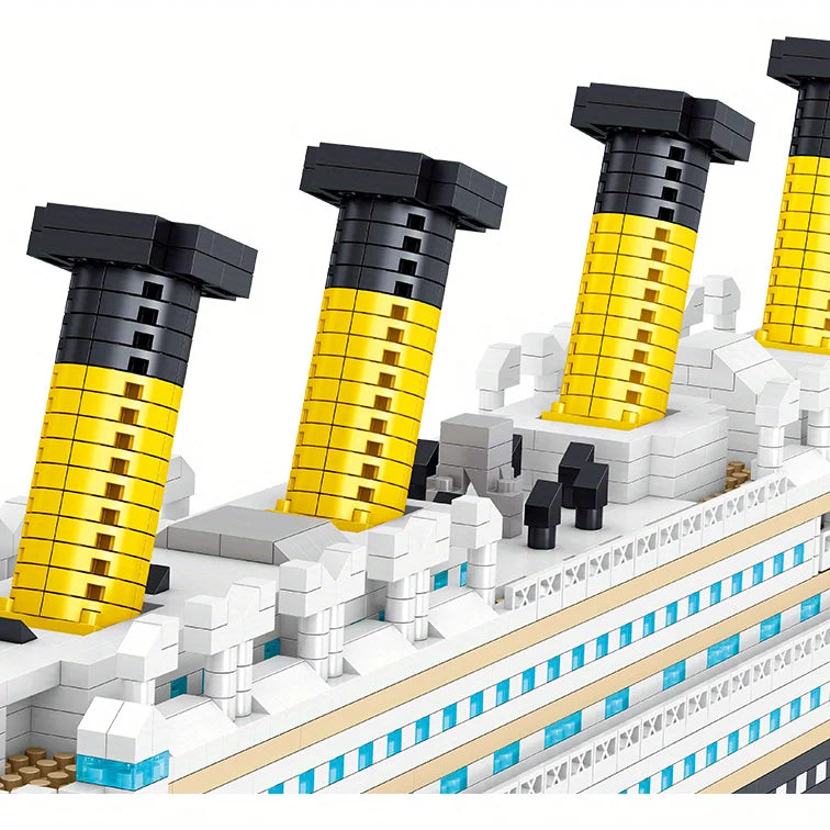 Kit Titanic Construction Pour Enfants Croisière Soleil 4404 Pièces Mini Briques Modèle Décoration Bureau Cadeau Noël by LSDLBoutique.ch